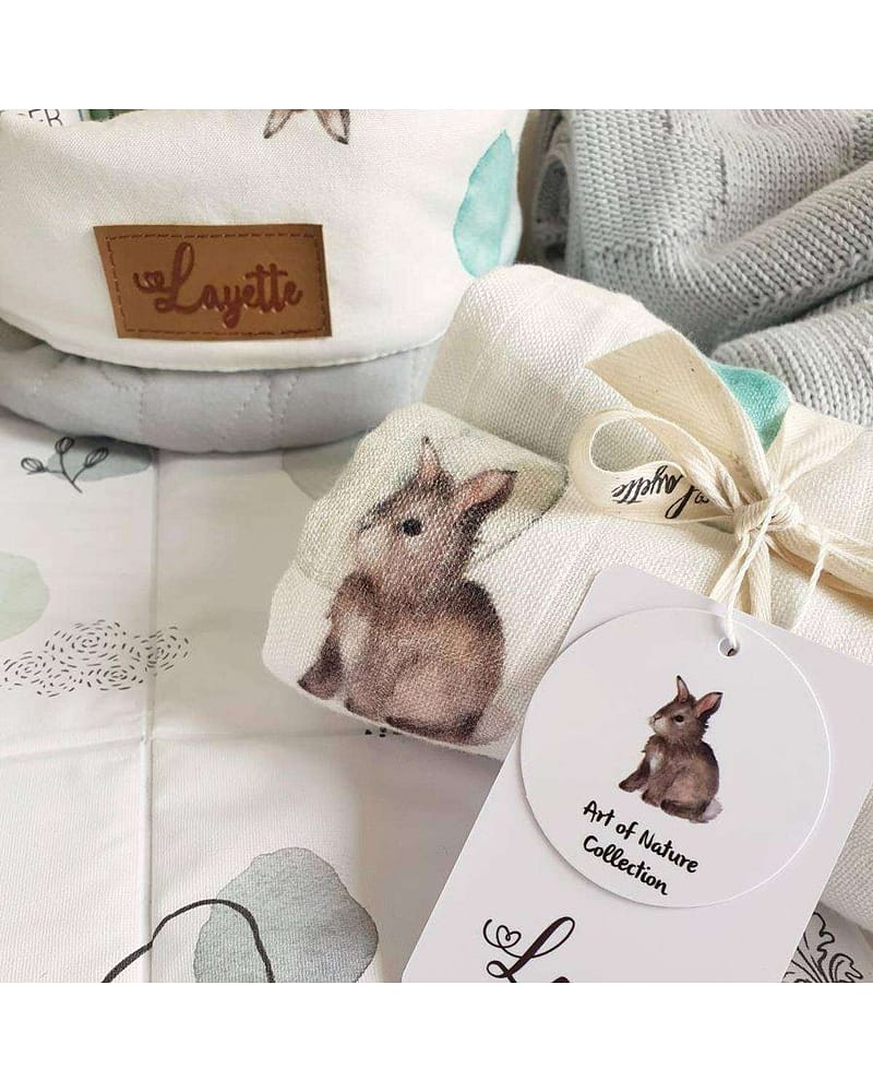 Oppbevaringskurv Quiltet - 100% Øko Bambus