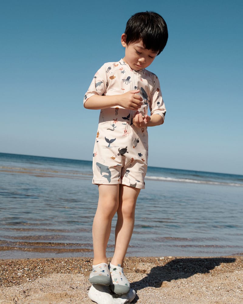 Badedrakt, T-skjorte ermer - UV drakt UPF40+ | Max Printed Shortsleeve Swim Jumpsuit