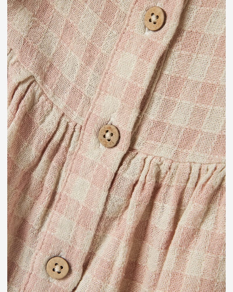 Kjole Barn M/ Volanger - 55% Lin, 45% ECOVERY | Dagmar