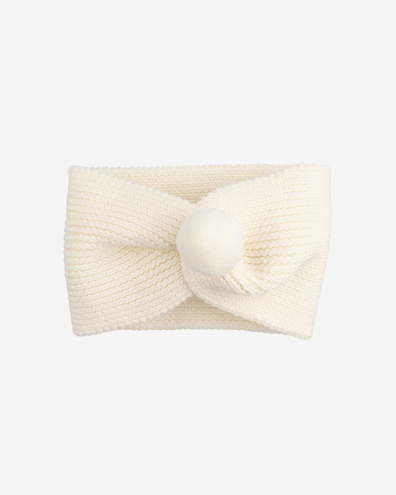 Pannebånd med dusk - 100% Merino | Hodebånd Pompon