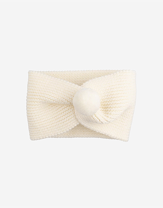 Pannebånd med dusk - 100% Merino | Hodebånd Pompon
