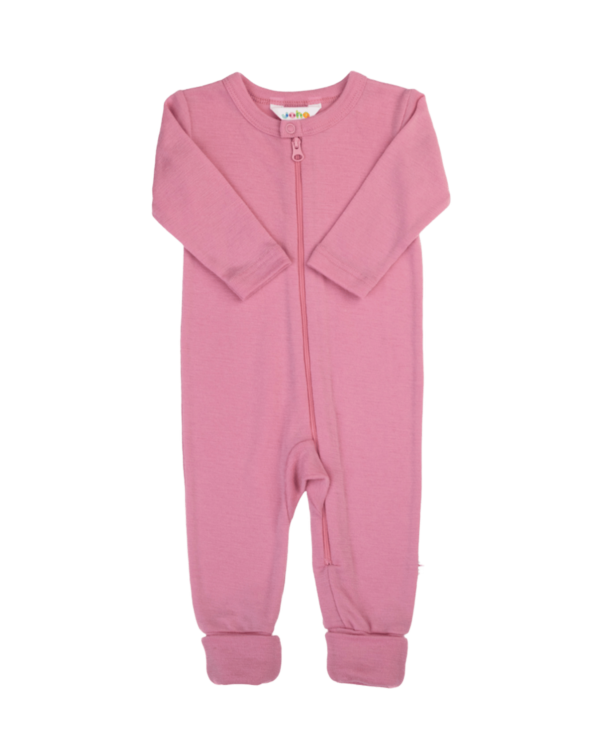 Ullpysj Heldress M/ glidelås og trylleføtter - 100% Merino | Basic