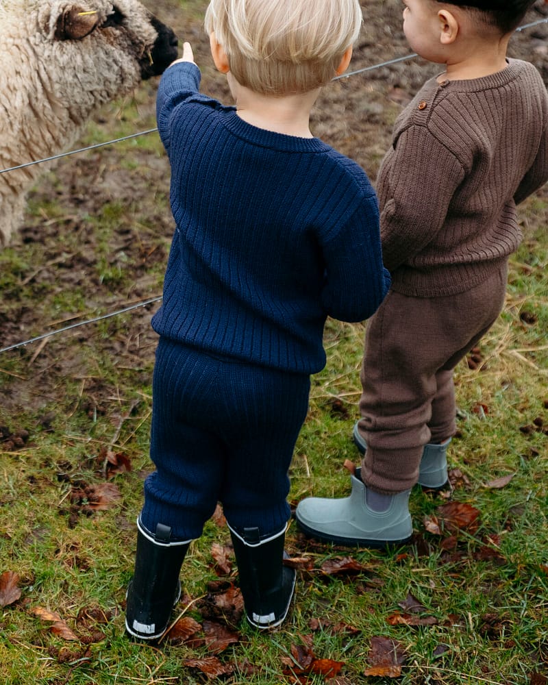 Ullbukse - Tykk ullongs - 100% Merino | Lui Wool Rib