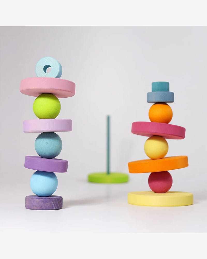 Stabletårn i Tre - Stort 23cm | Conical tower
