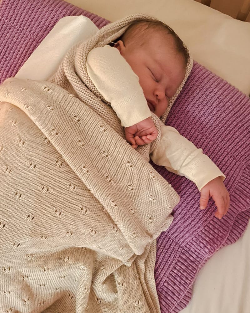 Babyteppe Ull - 100% Merino - Ubehandlet Ull - Bibi