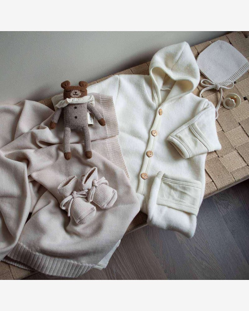 Ulldress i ullfleece - Tykk kvalitet - Ubehandlet ull