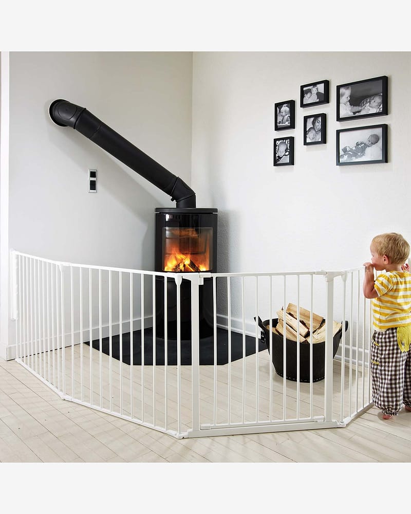 Barnegrind Flex XL - Vegghengt Sikkerhetsgrind 90 til 278cm - Utvidbart System