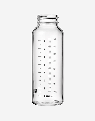BIBS tåteflaske – Ekstra Glassflaske 240ml