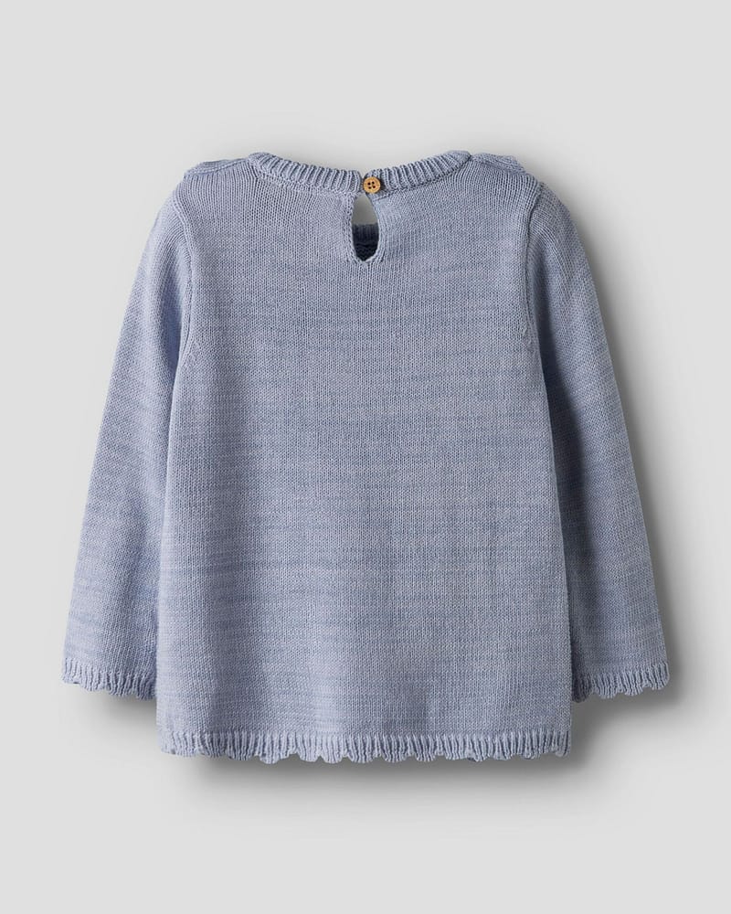 Genser Barn - Strikket 100% Øko Bomull | NMFLAGUNA LS KNIT LIL NOOS