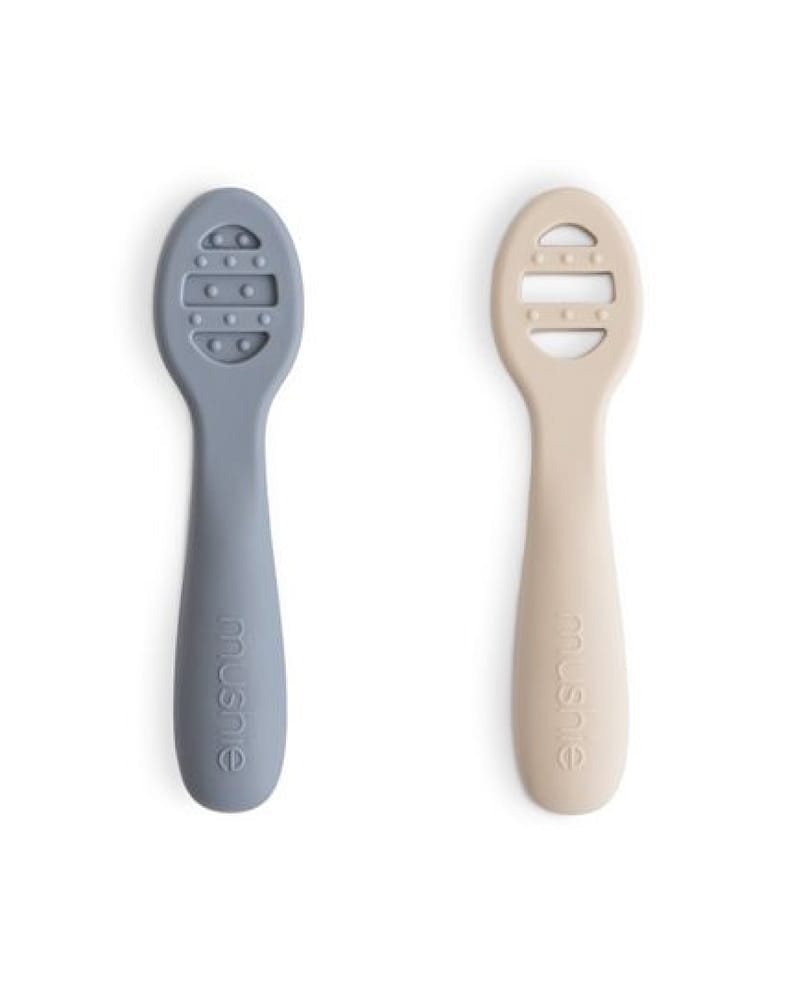 Babyskje 2pk - Silikon | First Feeding Baby Spoons