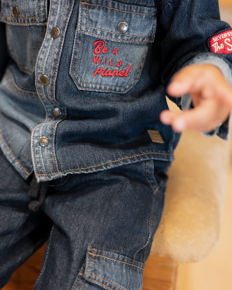 Denim Bukse Barn - 100% Bomull | James Contrast