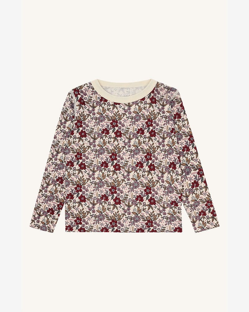 Trøye Langermet - Ull/Bambusviskose | Abba Flor