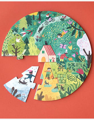 Puslespill 4i1 - "De Fire årstider" - Puslespill Barn 3år+ | A home for nature