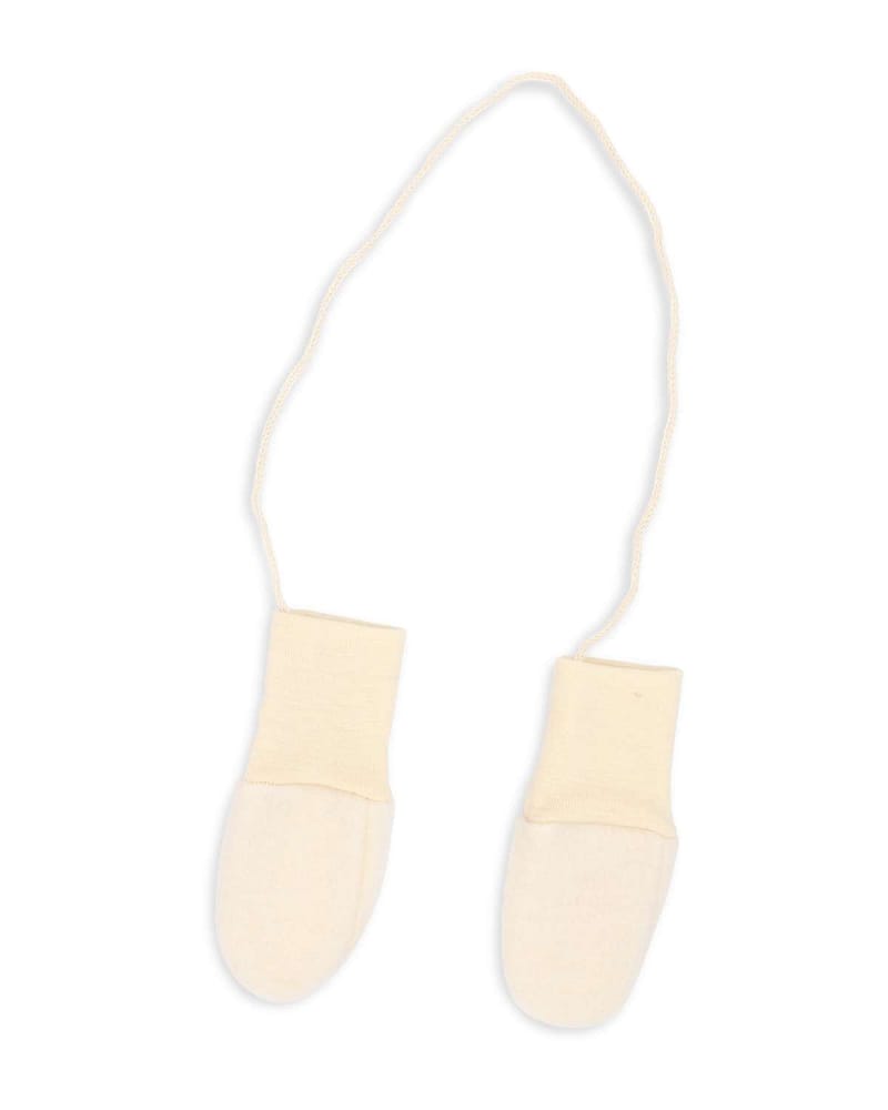 Ullvotter Baby - Ullfleece 100% Ubehandlet Ull | Baby Mittens - Onesize (0-12 mnd)