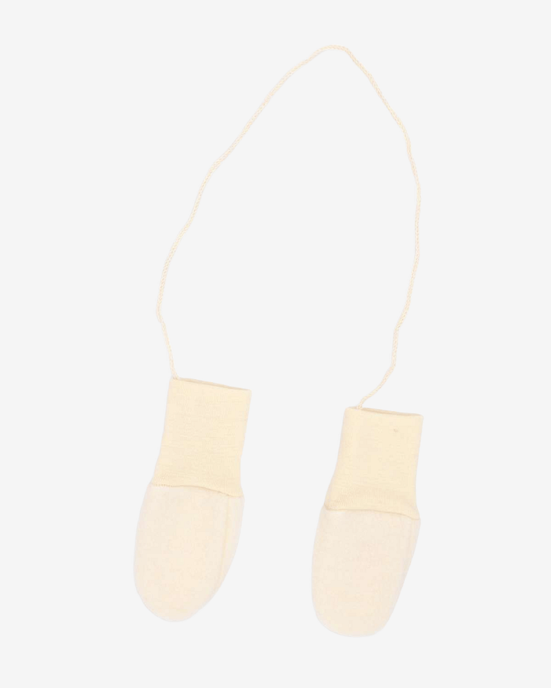Ullvotter Baby - Ullfleece 100% Ubehandlet Ull | Baby Mittens - Onesize (0-12 mnd)