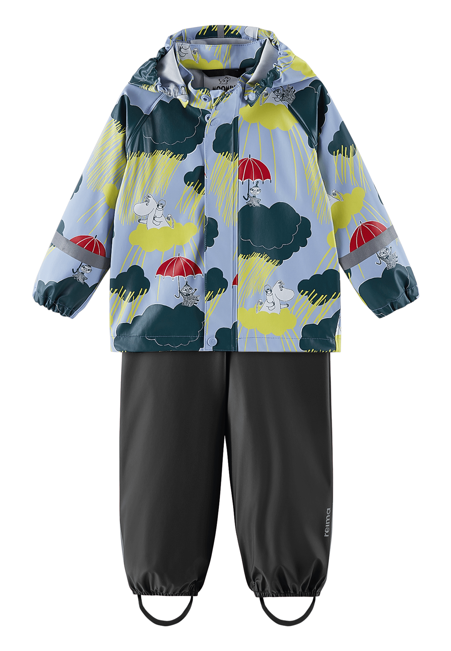 Regntøy Sett - Jakke og Bukse | Moomin Plask