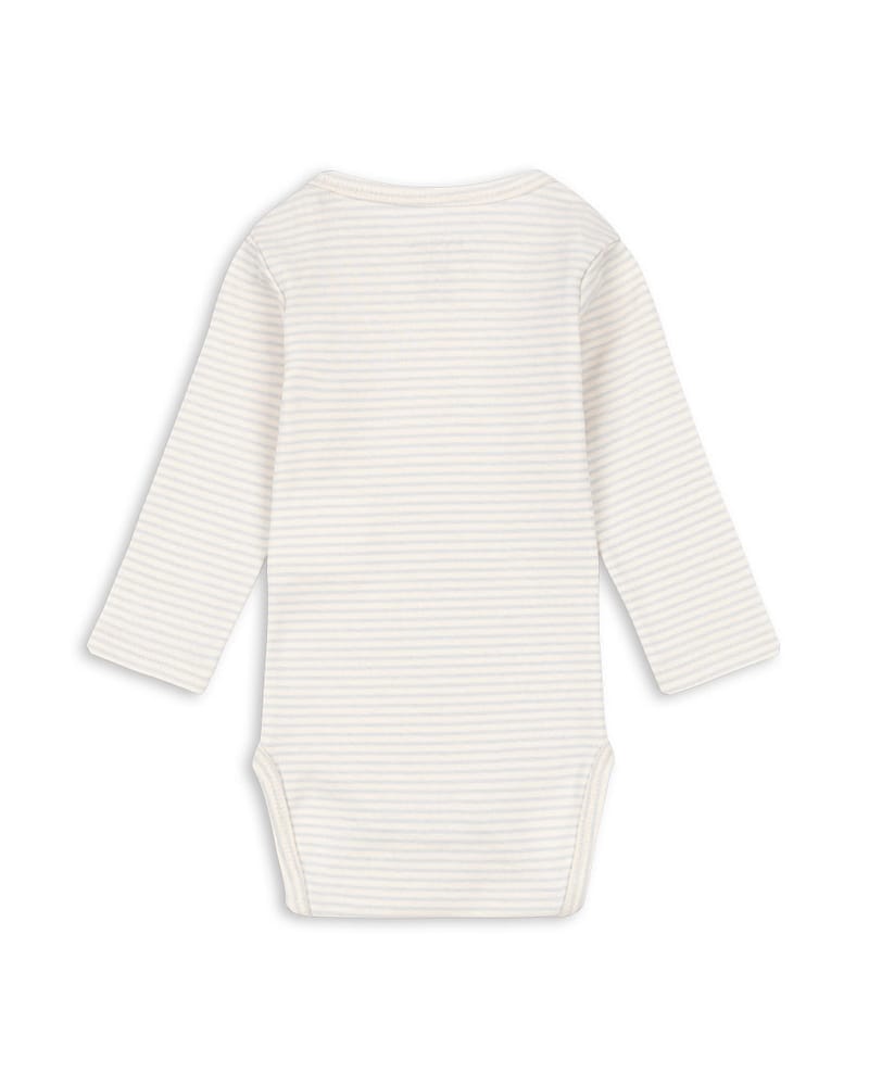Body m/ Konvolutt Hals - 100% Øko Bomull | Fio Stripe LS Body