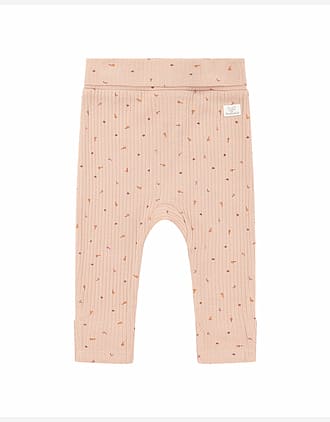 Leggings Baby m/ dobbelt liv & trylleføtter - Øko Bomull | Luca Letter Aop