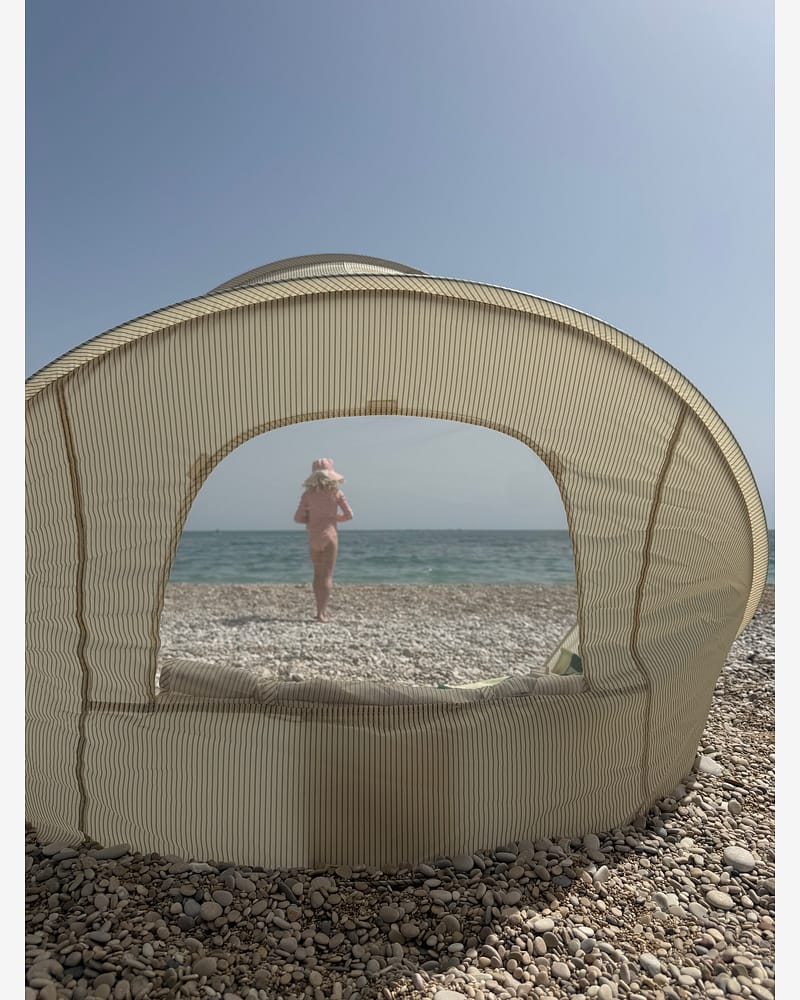 UV Telt Baby, Stort - Strandtelt Pop-up UV50+ | 125x115 cm