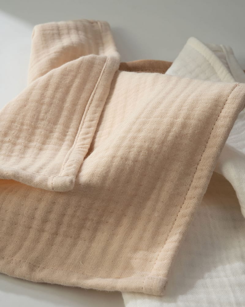 Lunni - Vaskekluter Økologisk Musselin 3pk - Gasskluter 30x30cm