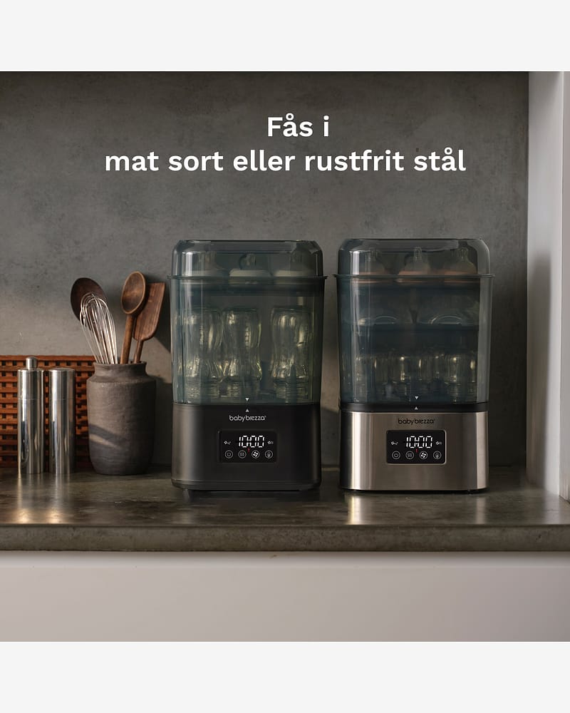 Baby Brezza SuperQuick Sterilizer Dryer på 10 min | Sterilisator med Tørk på 10 min