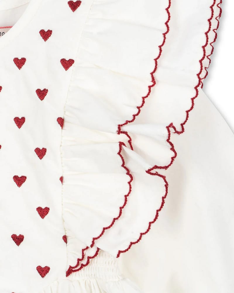 Kjole Barn - M/ Volanger | Coeur Dress GOTS