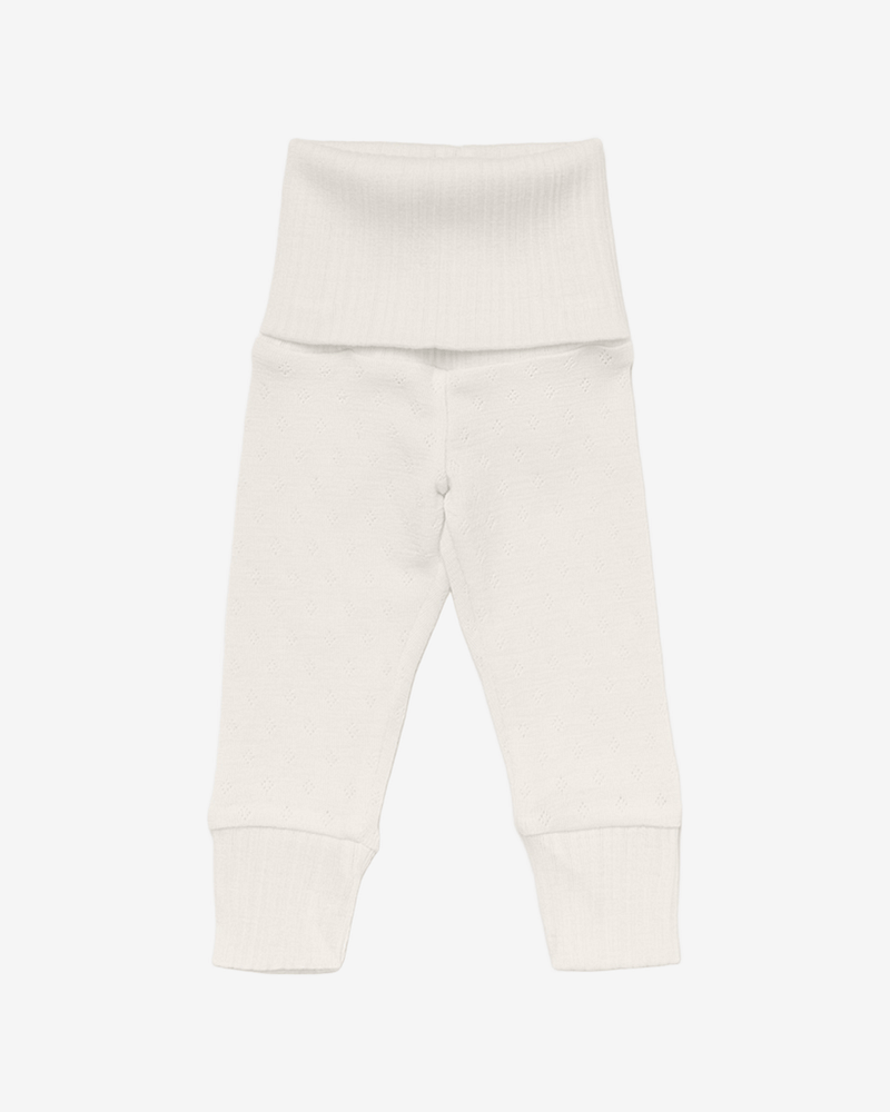 Ullbukse m/ dobbelt liv - 100% Merino, Pointelle | Ullongs