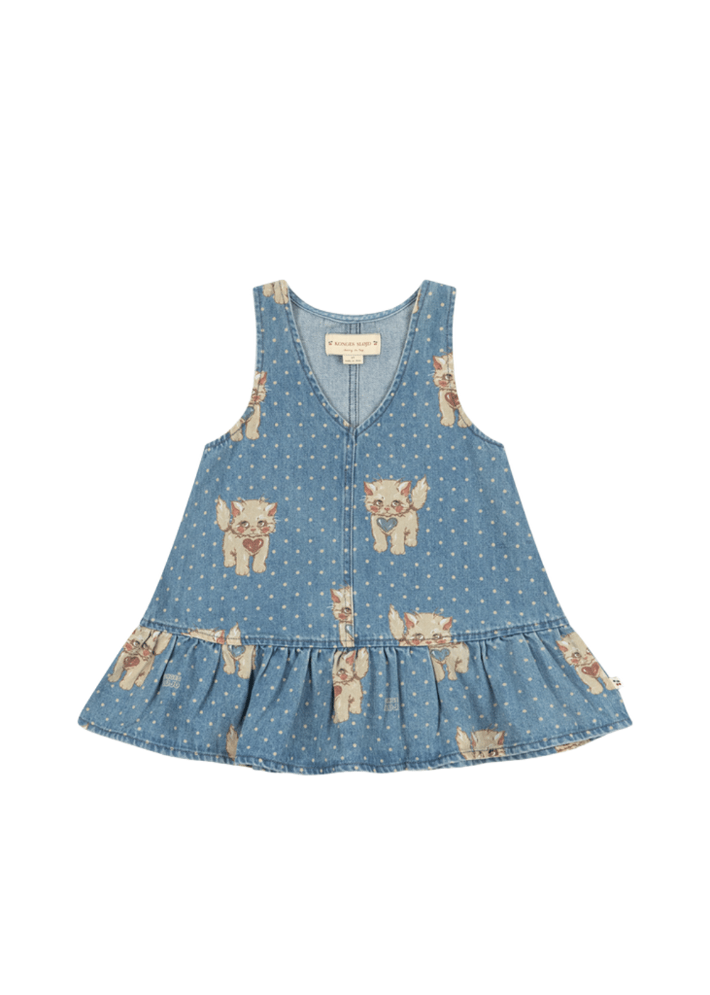 Denimkjole Barn – Woven, 100% Øko Bomull | Magot Dress GOTS, Ciao Miao