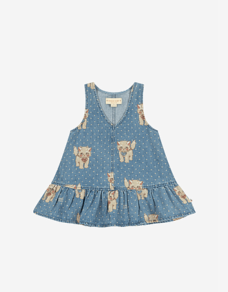 Denimkjole Barn - Woven, 100% Øko Bomull | Magot Dress GOTS