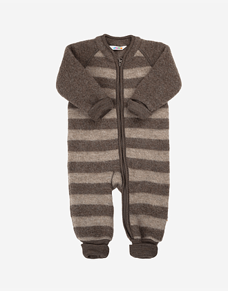 Ulldress i Ullfleece M/ Glidelås - 100% Merino | Heavy Basic