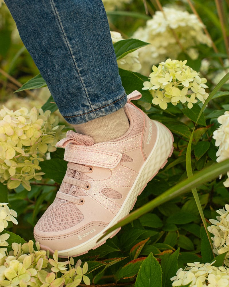 Viking Goretex Sko Barn - Vanntette Sneakers, Høst / Vår | Fun Glitter GTX 1V