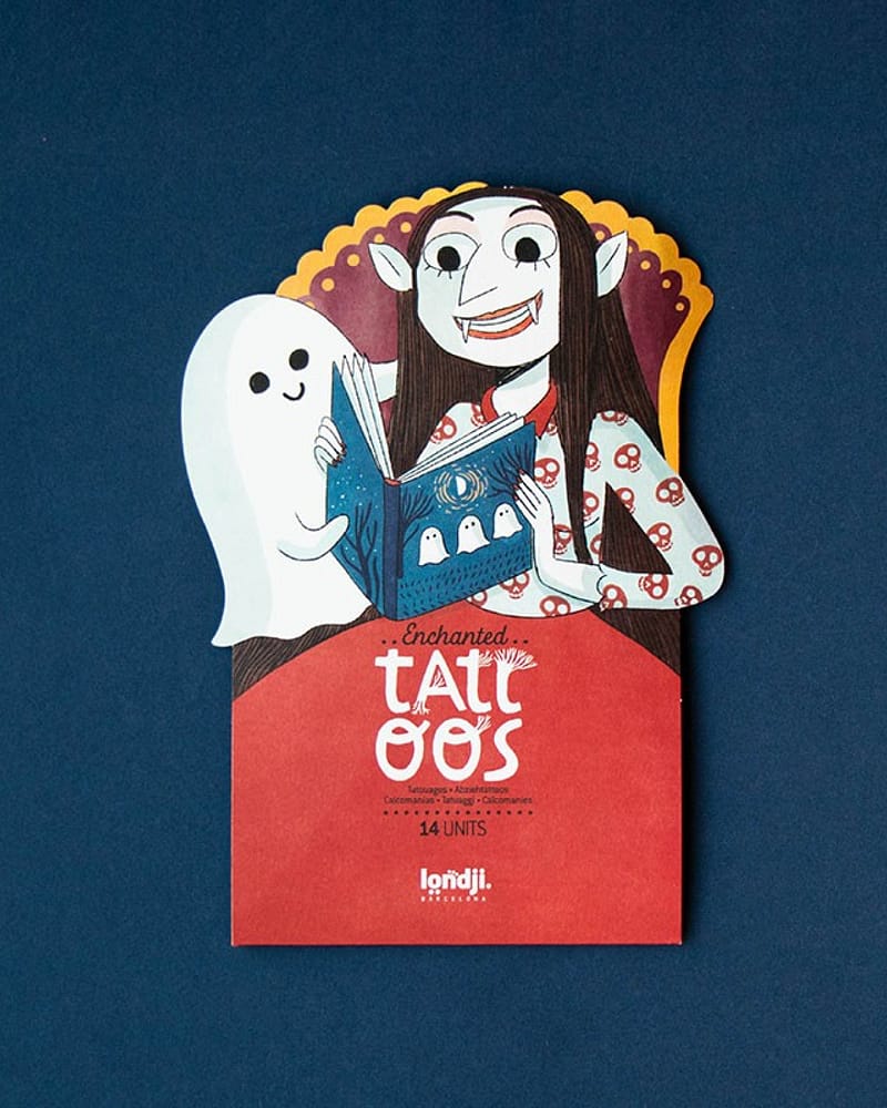 Tatoveringer Barn 14stk - Dermatologisk testet | Enchanted Halloween