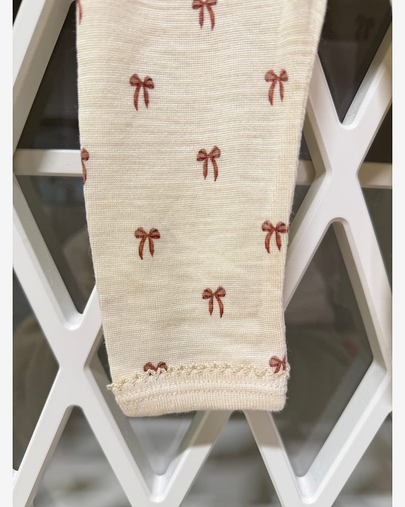 Ullbukse Leggings Baby - 60% Merino, 40% TENCEL Modal | Nalu Wo/Mo Slim Legging