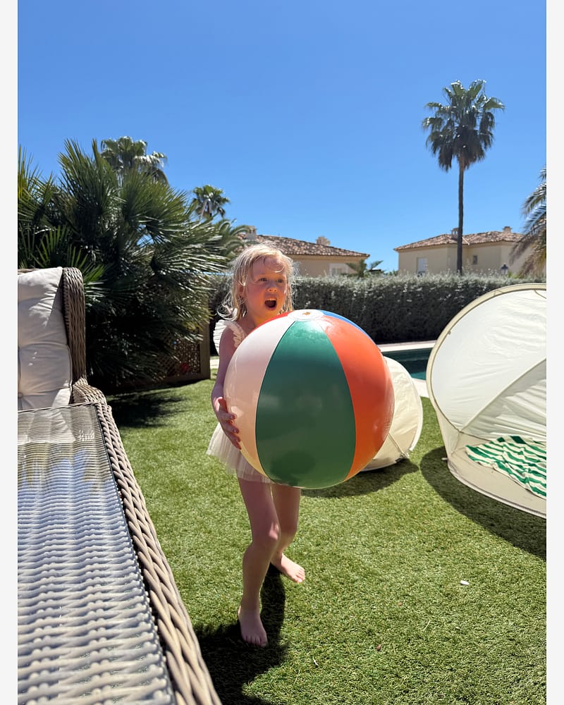 Badering & Badeball Sett - fra 3 år, Oppblåsbar | Swim Ring & Beach Ball Set