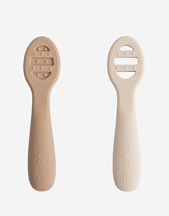 Babyskje 2pk - Silikon | First Feeding Baby Spoons