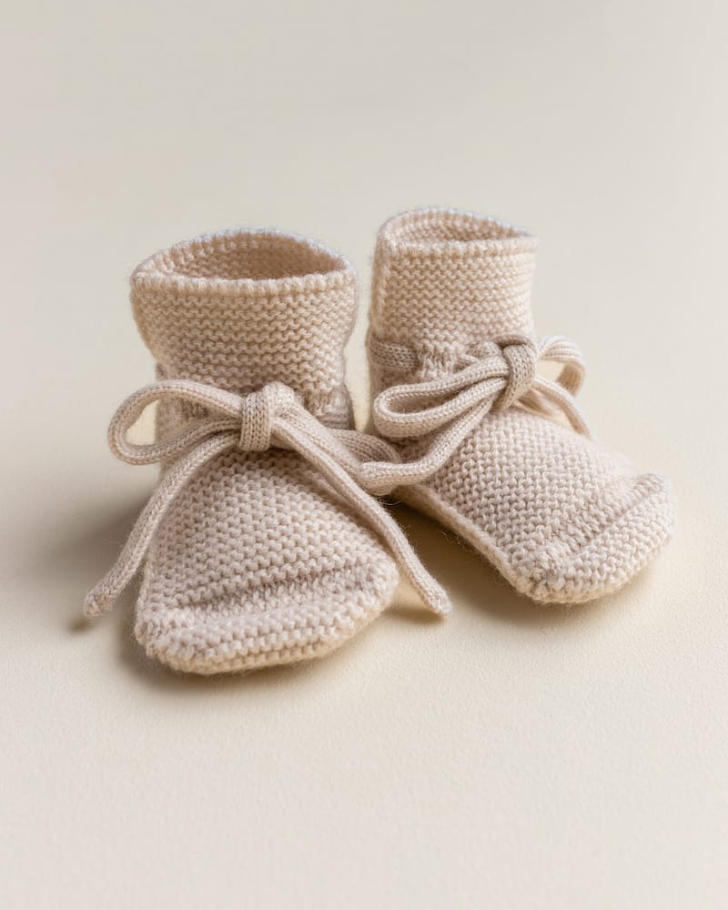 Babytøfler Ull - 100% Merino, Ubehandlet Ull | Booties