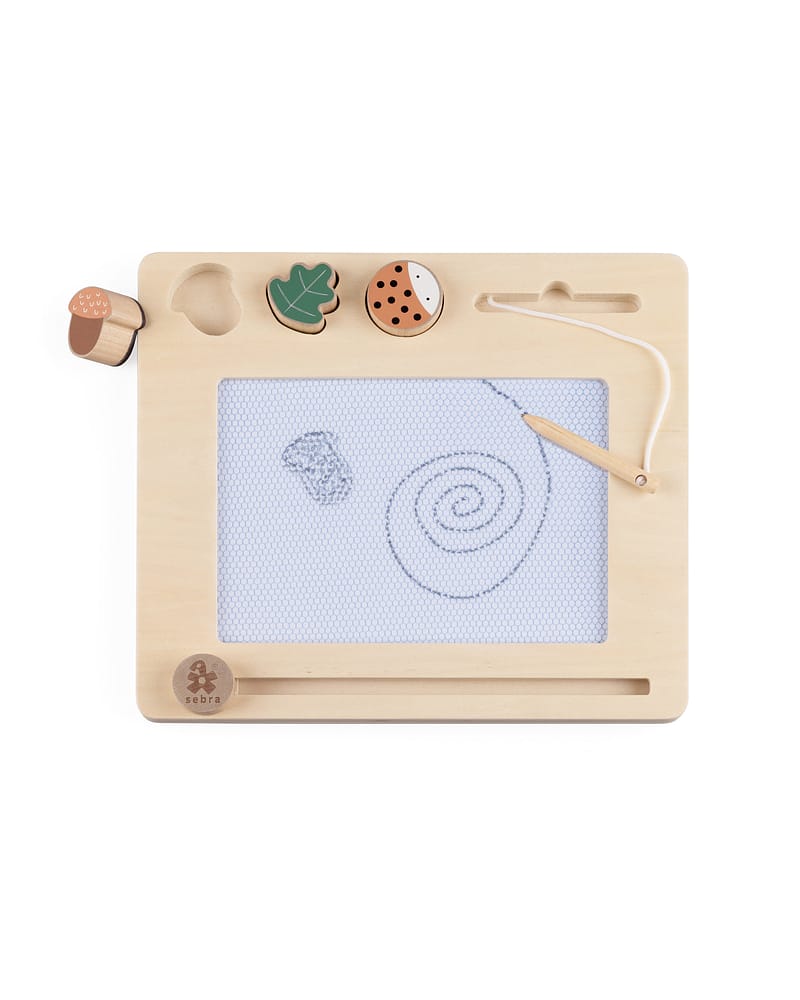 Magnetisk Tegnebrett i Tre | Drawing Board Woodland