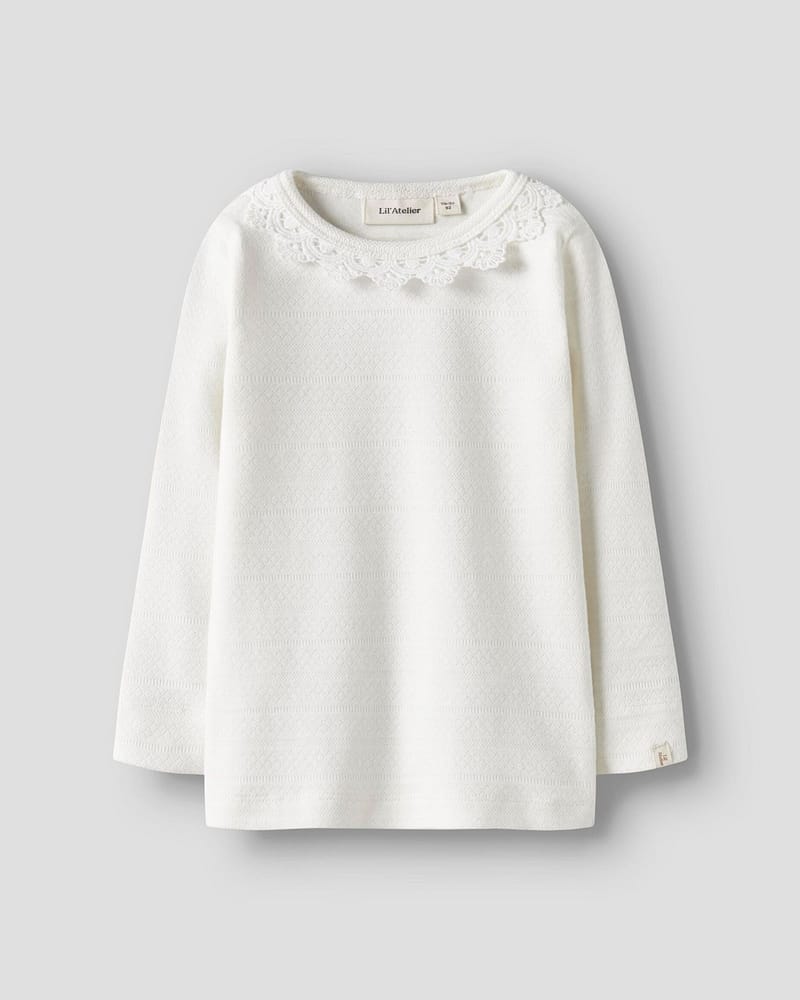 Trøye Langermet M/ Krage - Øko TENCEL | NMFTAPIA LS SLIM TOP LIL