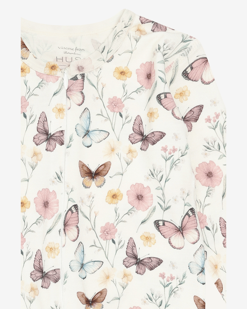 Heldress med trylleføtter - 95% Bambusviskose, 5% Elastane | HCMulle Butterfly