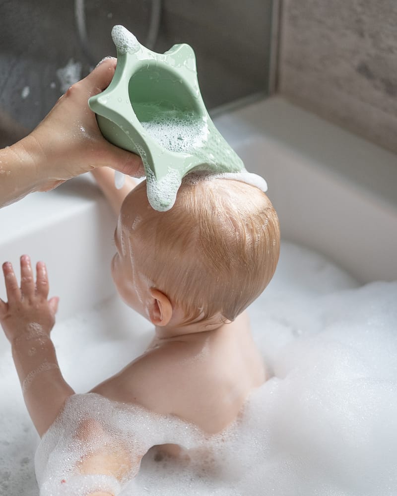 Badeleke / Hårvaskhjelp for Barn - 100 % Silikon | Sjøstjerneform