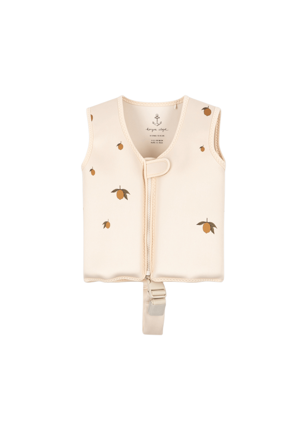 Svømmevest Barn m/ Utagbare flyteelementer | Ellis Swim Vest, Lemon
