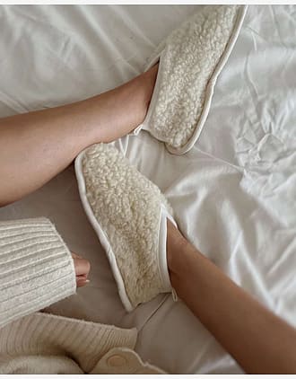 Ulltøfler Dame - Ullfleece & Skinn - 100% Merino | Mama Booties