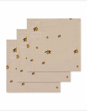 Gulpekluter 3pk - 100% Øko Musselin - 65x65cm
