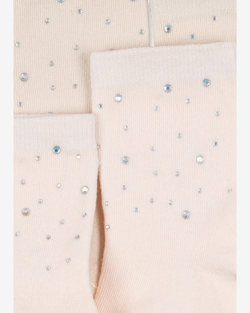 Sokker 2pk m/ Paljetter - Bomull Mix | Sequin Socks