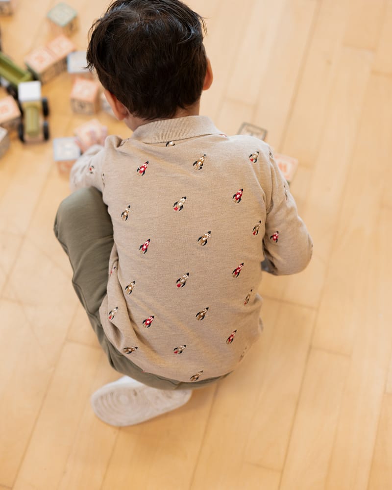 Vevd Øko Bomull | Stevie Space Embroidery