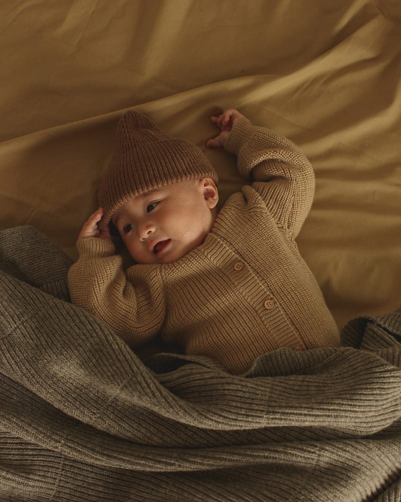 Ullcardigan Baby - 100% Merino, Ubehandlet Ull | Cardigan Inga