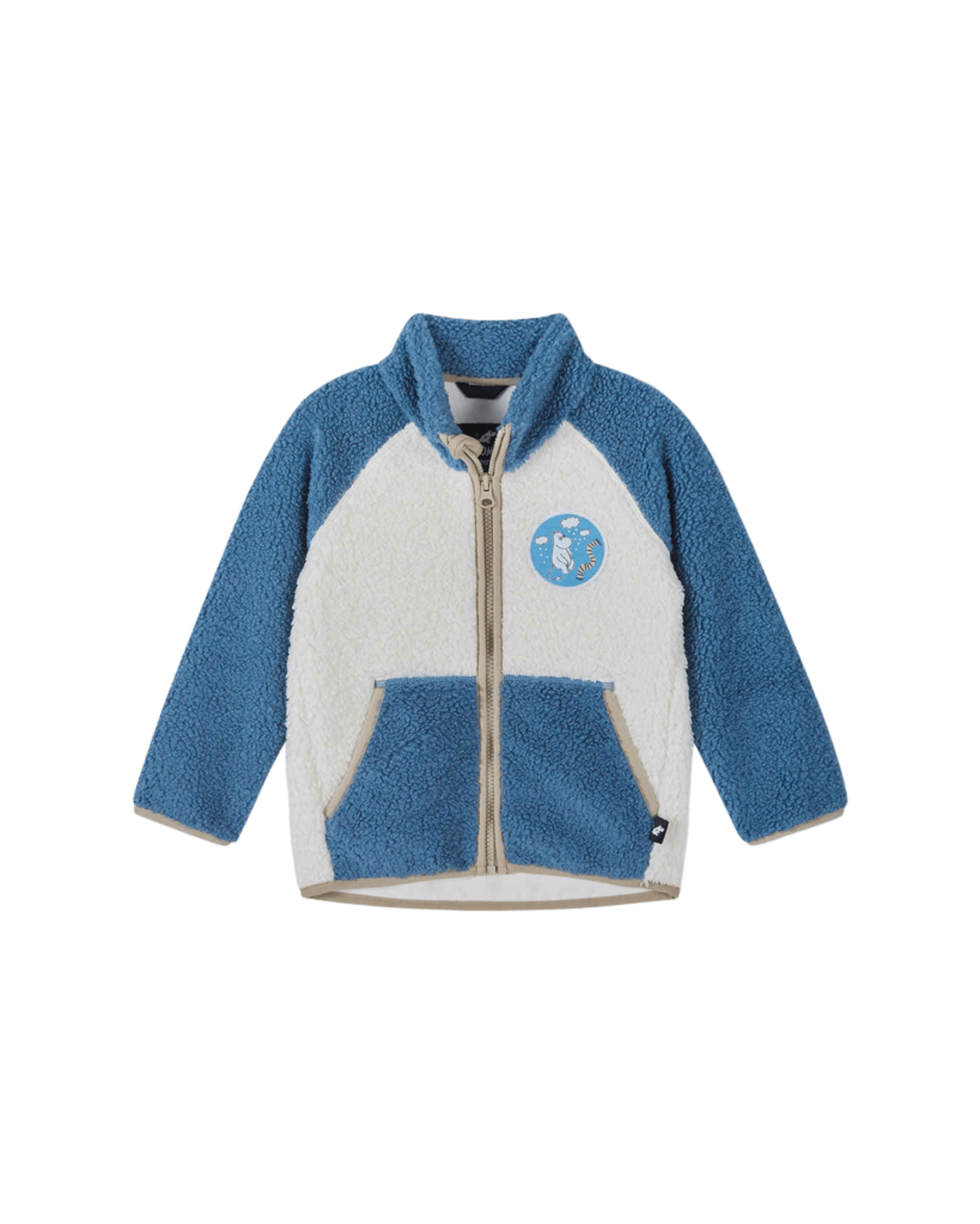 Fleecejakke Barn – 100% Resirkulert | Moomin Kramgo, Blå - Blue Ocean