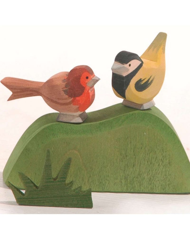 Fugl - Håndlaget Trefigur | Dyrefigurer Skog