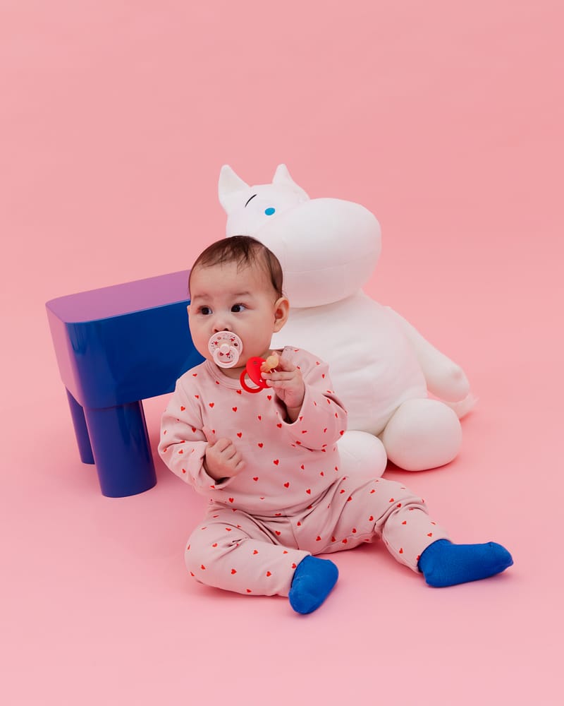 BIBS x Moomin Smokk 2pk – Rund, Naturgummi