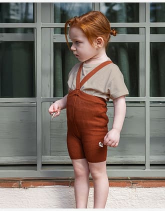 Shorts Tights m/ Seler - 100% Øko Bomull | Shorty Tights Rib